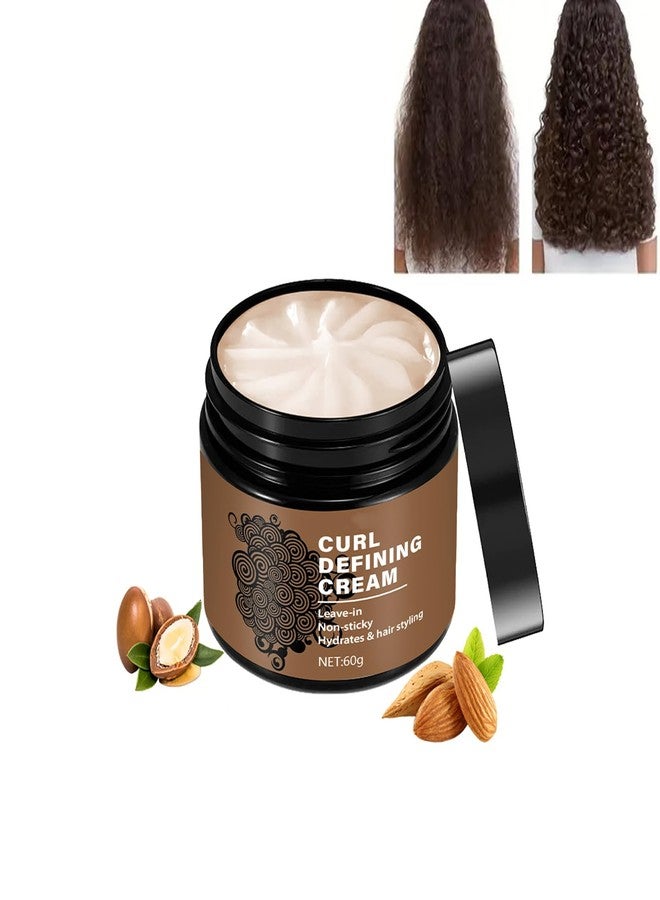 Grospe Black Castor Oil Curl Defining Cream，Long-Lasting Hold Curl Cream for Enhanced Waves and Curls，Lightweight and Anti-Frizz Moisturizing Hair Mask，Suitable for All Curly Hair Types，2.14 Oz - Image 1